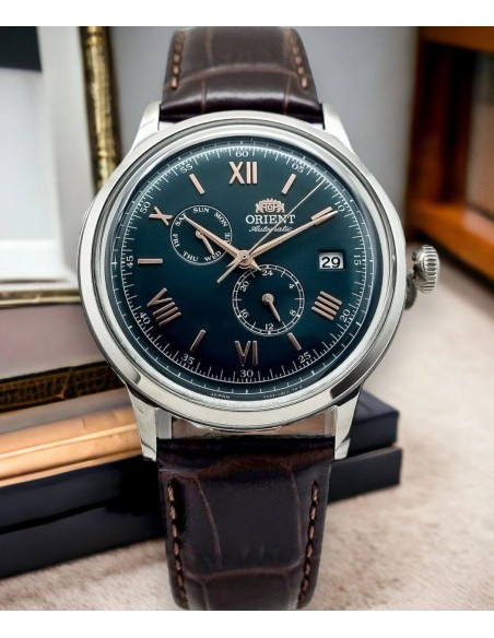 automático hombre Orient Bambino “Kamo / Mallard” (鴨) RN-AK0703E JDM 40.5mm